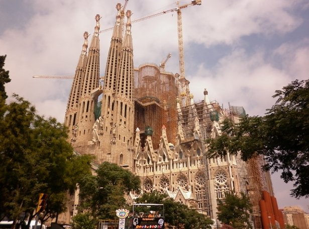La Sagrada Familia (Mynd: Visualhunt.com)