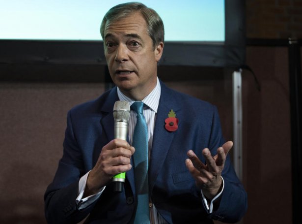 Nigel Farage er mest kendur sum fyrrverandi formaðurin í Brexitflokkinum (Savnsmynd)