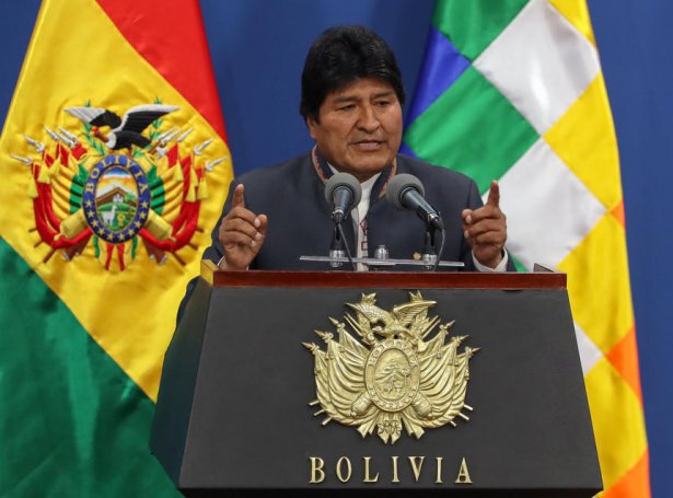 Evo Morales, forseti í Bolivia (Mynd: EPA)