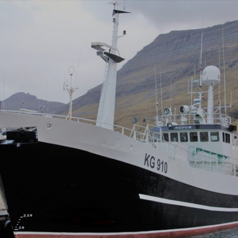 Núpur landað í Klaksvík