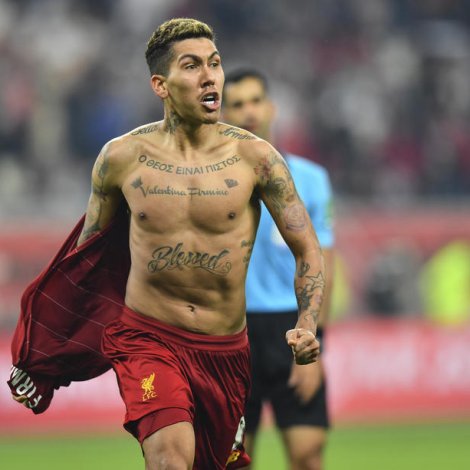 Roberto Firmino skoraði sigursmálið hjá Liverpool í longdu leiktíðini (Mynd: EPA)