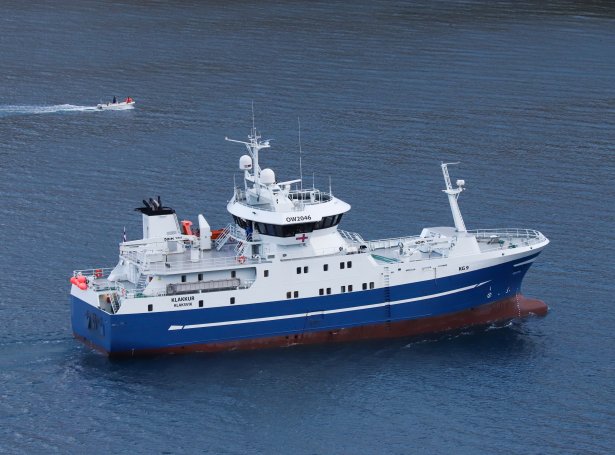 Klakkur fiskaði 458,7 tons á Flemish Cap (Mynd: Kiran Jóannesarson)