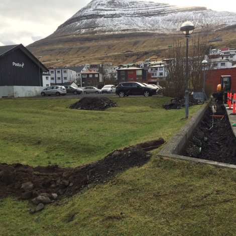 Gera klárt til nýggja mentanarhúsið í Klaksvík