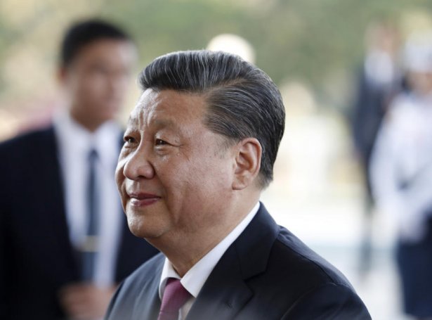 Kinesiski forsetin, Xi Jinping (Mynd: EPA)