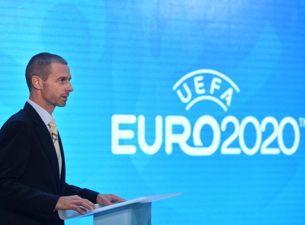 Alexsander Ceferin er forseti í UEFA (Mynd: EPA)