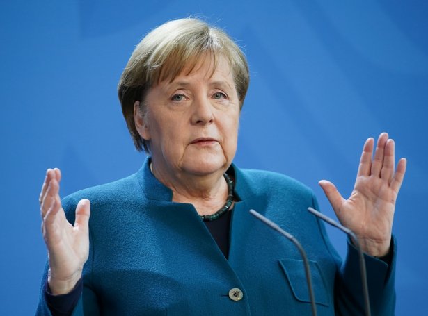 Angela Merkel (Mynd: EPA)