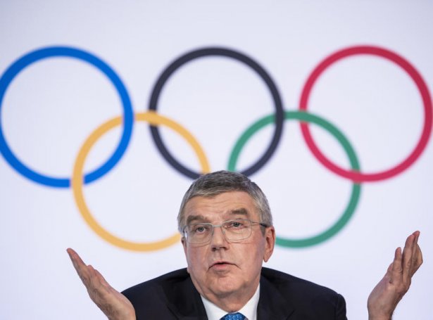 Thomas Bach, forseti í altjóða olympisku nevndini, IOC (Mynd: EPA)