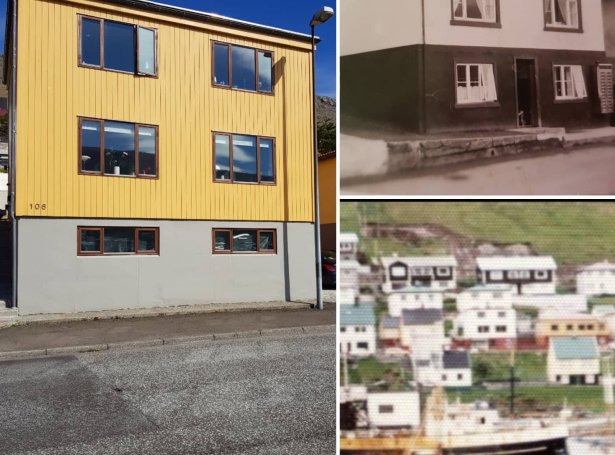 Húsini hjá ommu og abba