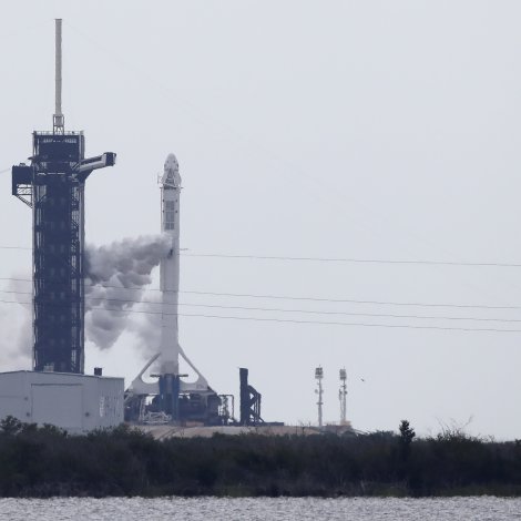 Falcon9 verður send avstað leygardagin í staðin