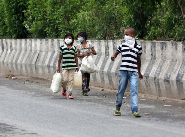 New Delhi, India (Mynd: EPA)