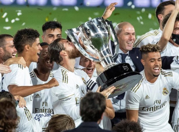Real Madrid er spanskur meistari fyri 34. ferð (Mynd: EPA)