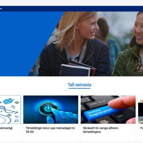 Enn ikki greitt nær tilmeldingin letur upp aftur