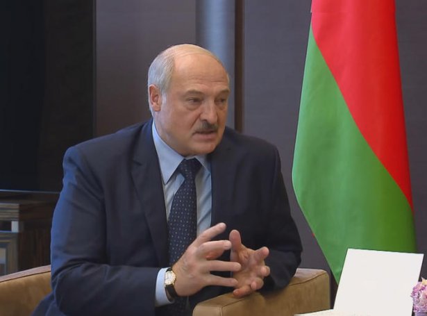 Alaksandr Lukasjenko (Mynd: EPA)