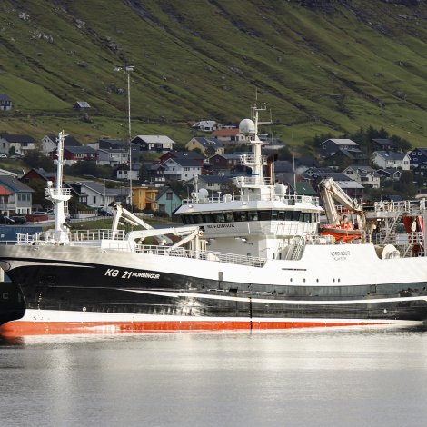 Norðingur landar 1.400 tons í Fuglafirði