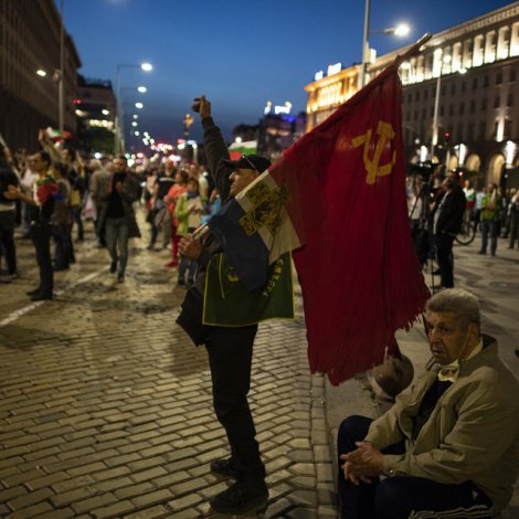 Umfatandi mótmæli í Bulgaria