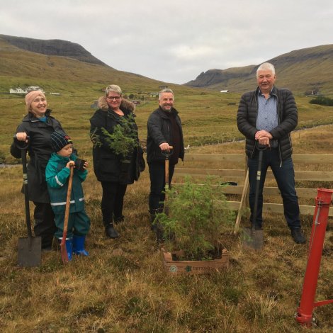 Væleydnaður plantingardagur við Stórá