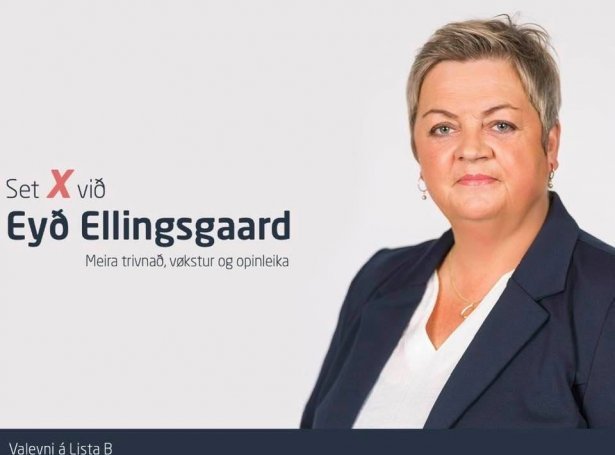 Eyð Ellingsgaard stillaði upp á Lista B (Savnsmynd)