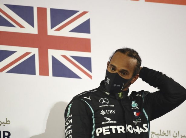 Lewis Hamilton (Mynd: EPA)