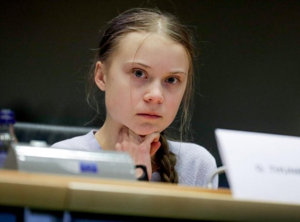 Greta Thunberg er gestaredaktørur á Dagens Nyheter í allan dag (Mynd: EPA)