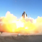 SpaceX-rakett sprongdist