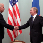 Putin ynskir Biden til lukku við valinum