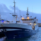 Arctic Voyager landar makrel til Pelagos