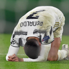 Cristiano Ronaldo og hinir hjá Juventus merktu vónbrot í gjárkvøldið (Mynd: EPA)