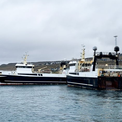 Stjørnan og Polarhav landað í Klaksvík