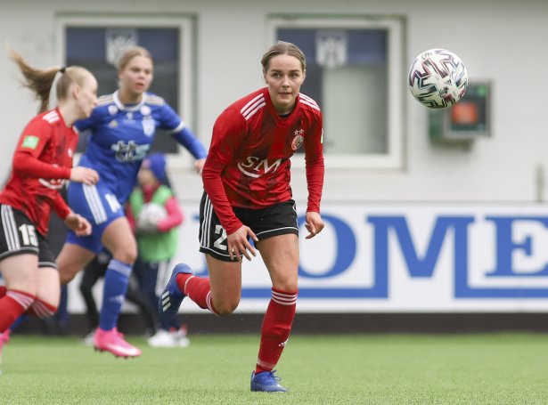 Rúna Jacobsen tryggjaði HB eitt stig móti føroyameistarunum (Savnsmynd: Sverri Egholm)