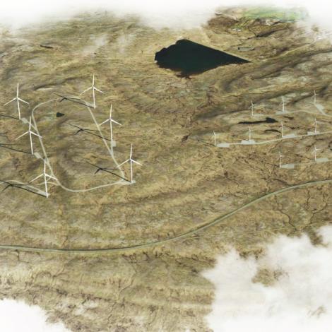 Vindrøkt sleppur at framleiða el við Gellingarklett