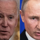 Biden og Putin tosa saman seinni í dag