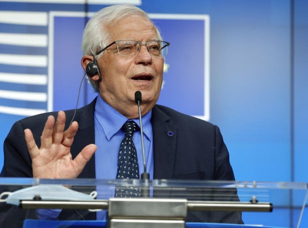 Josep Borrell, uttanríkisstjóri hjá ES (Mynd: EPA)