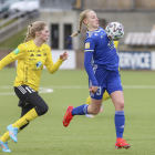 Maria Biskopstø skoraði málið til 1-0 móti HB (Savnsmynd: Sverri Egholm)