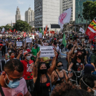 Stór mótmæli móti Bolsonaro