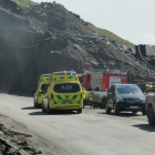 Øll bjargað úr tunlinum