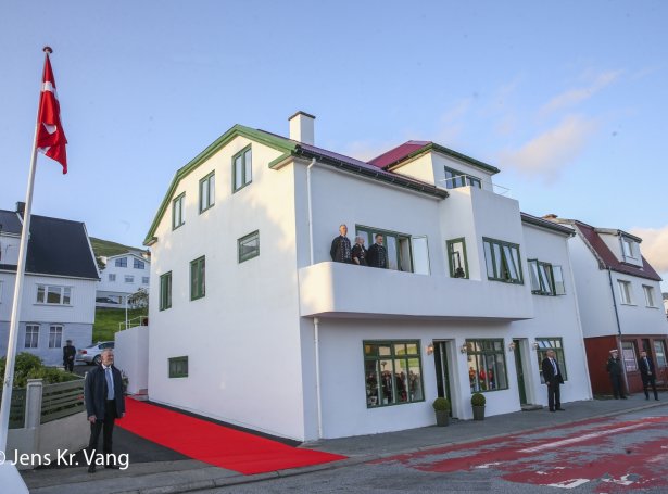 Frá drotningavitjani í 2021 (Mynd: Jens Kr. Vang)