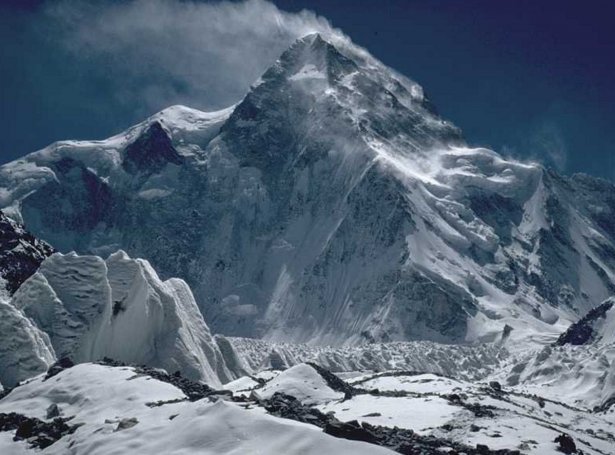 K2 er heimsins næsthægsta fjall (Mynd: Wikipedia)