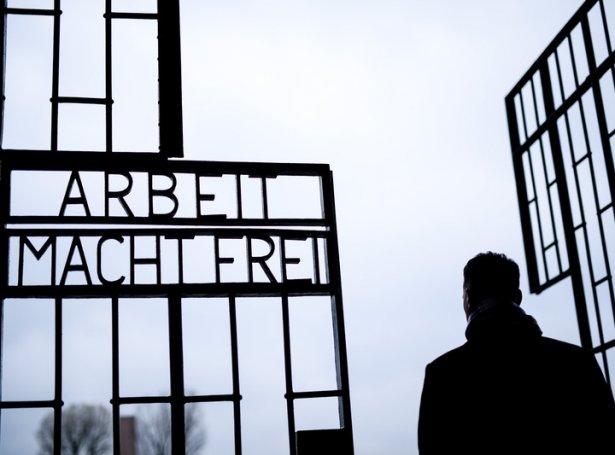 Sachsenhausen-konsentratiónslegan (Mynd: EPA)