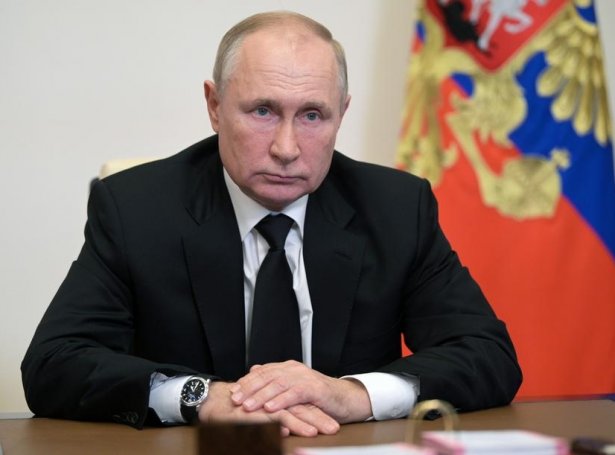 Vladimir Putin (Mynd: EPA)