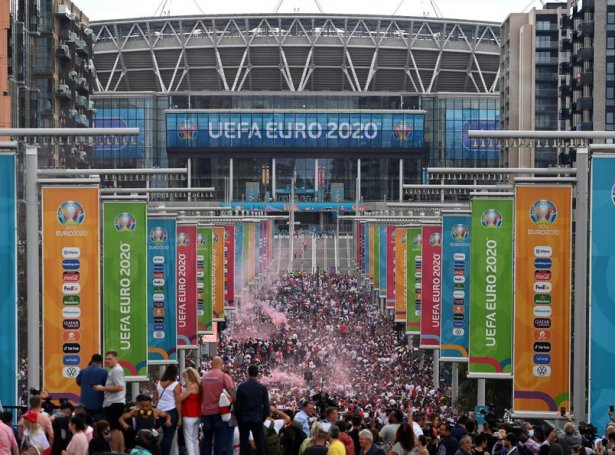 EM-finalan varð spæld á Wembley í London 11. juli (Mynd: EPA)