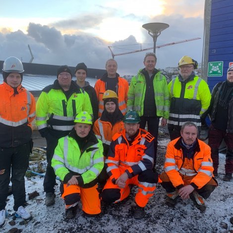 Tíggju mans tikið prógv til at føra tornkrana