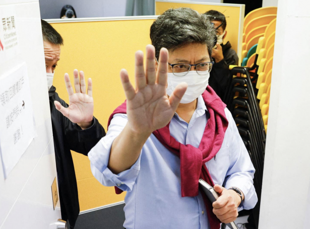 Chris Yeung, stovnari av Citizen News (Mynd: Reuters)