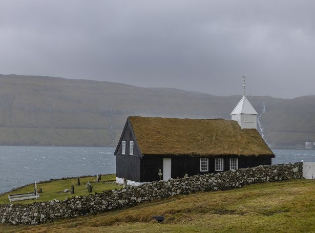 Kaldbaks kirkja (Savnsmynd: Jens Kr. Vang)