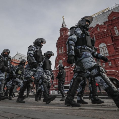 Russland: Fleiri enn 2000 mótmælisfólk handtikin í dag