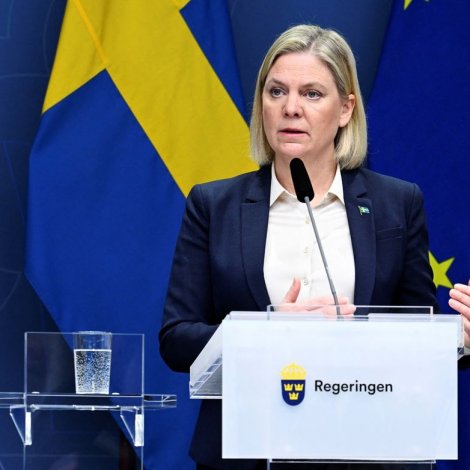 Svenski forsætisráðharrin: Vit fara ikki uppí NATO