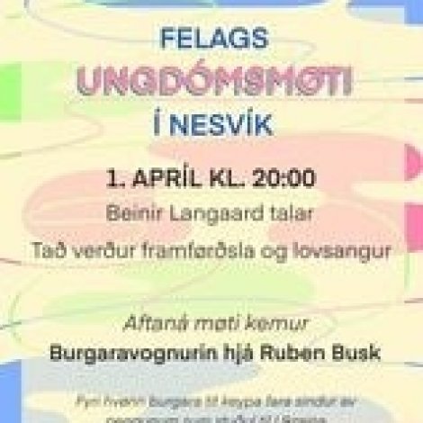 Felags ungdómsmøti í Nesvík