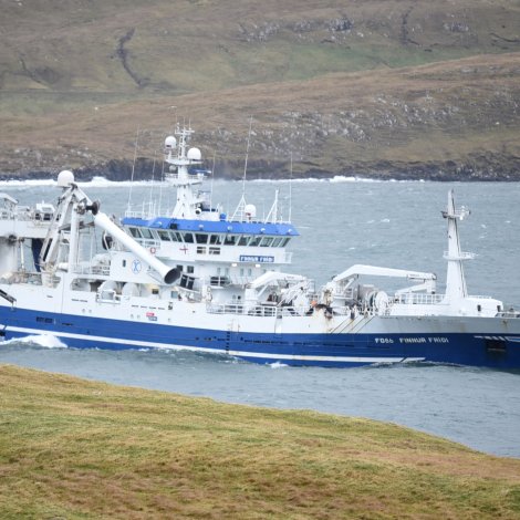 Skipini eru byrjað uppá svartkjaftaveiðuna