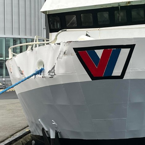 Myndir: Vesturbúgvin fekk nakað av skaða