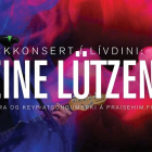 Heine Lützen við bólki konsert í Livdini