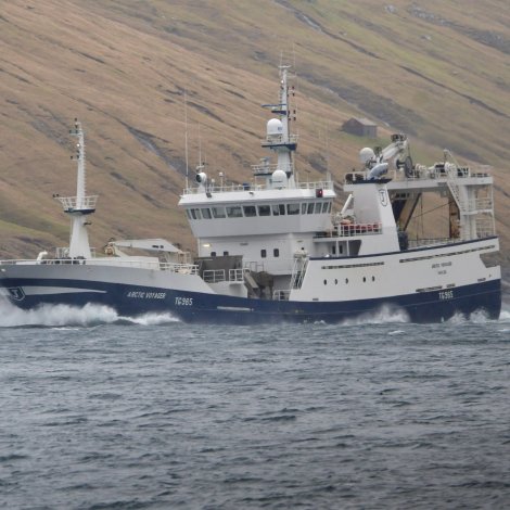 Arctic Voyager hevur sett kós ímóti Íslandi